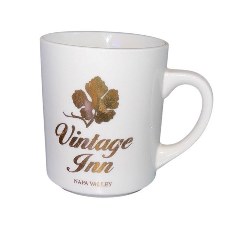 Vintage Inn Napa Valley Souvenir Coffee Cup Mug Gold Letteringโ California Wine